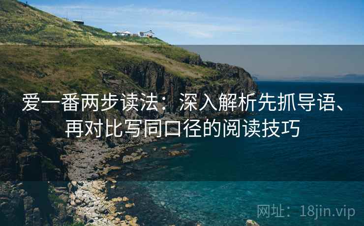 爱一番两步读法:深入解析先抓导语、再对比写同口径的阅读技巧
