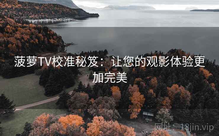 菠萝TV校准秘笈：让您的观影体验更加完美