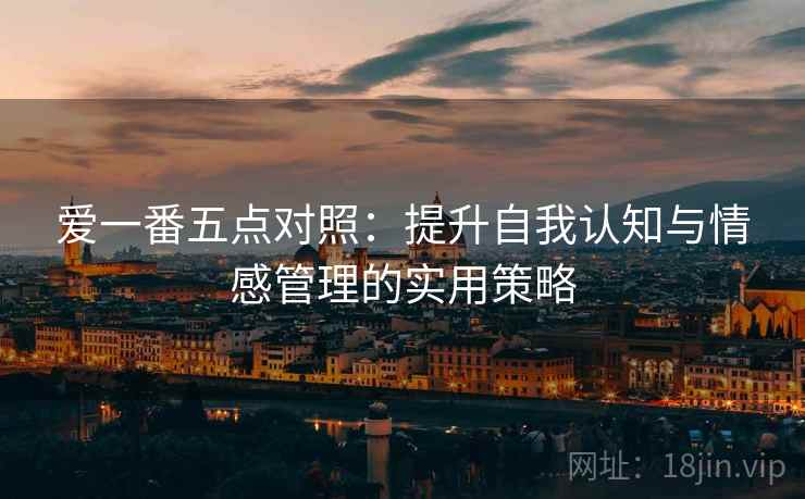 爱一番五点对照：提升自我认知与情感管理的实用策略  第2张